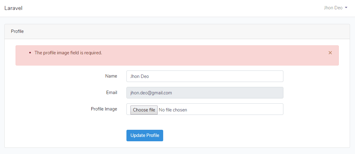 Image Upload Validation