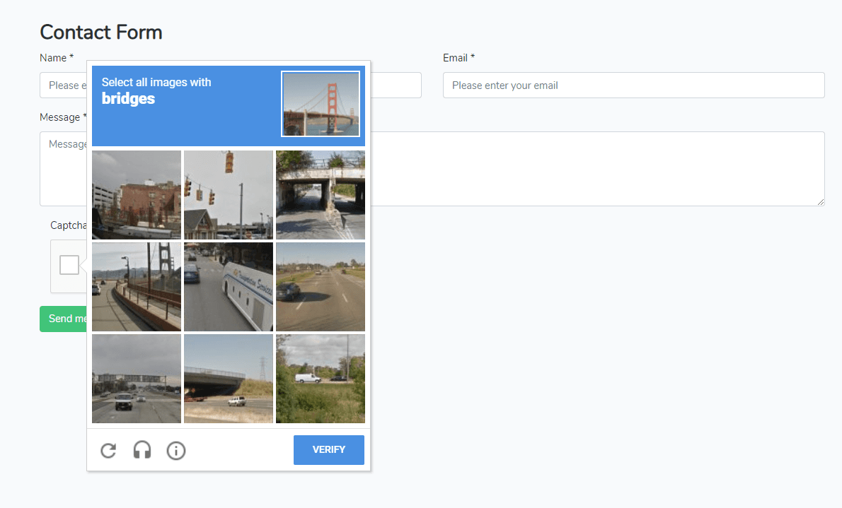Google reCaptcha In Action