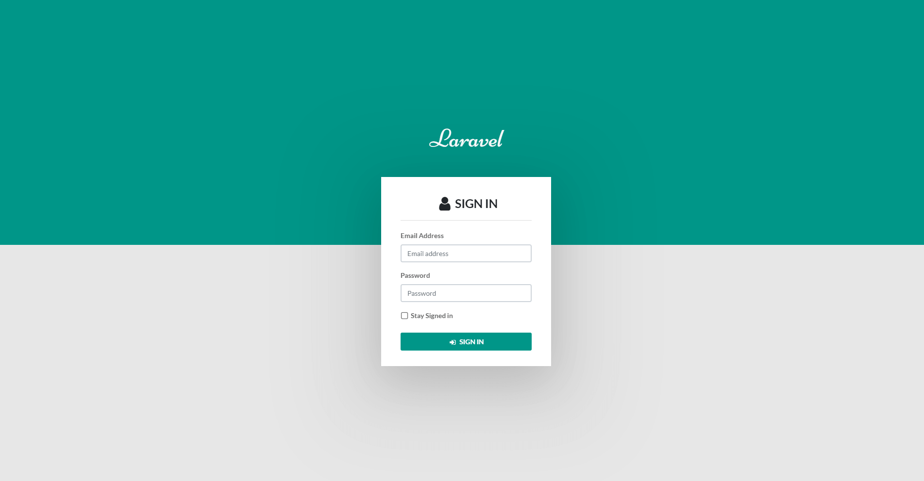 Admin Login Page