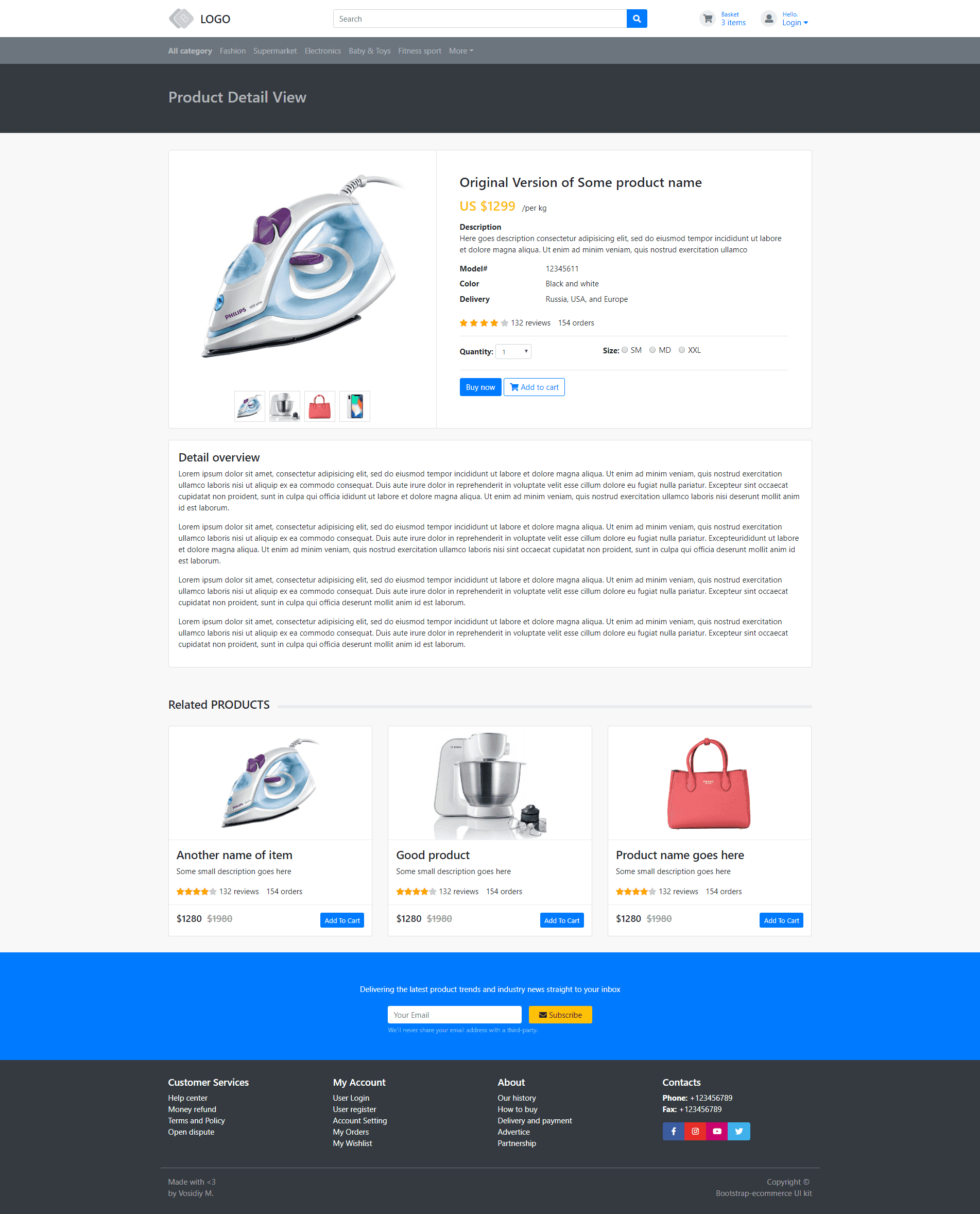 Product Detail Page