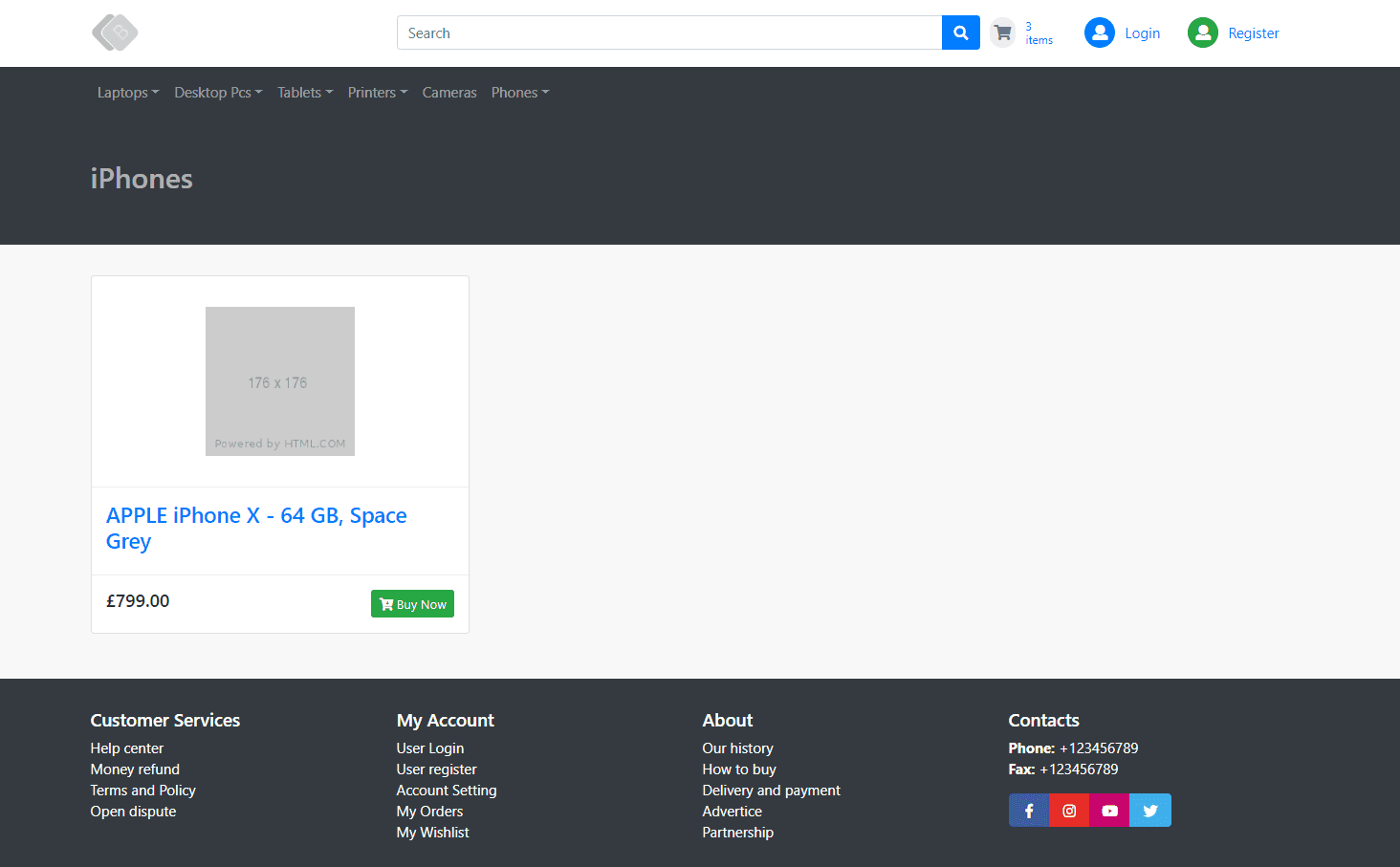 Category Listing Page - Product Without Image