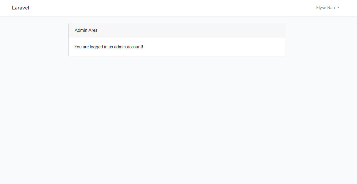Admin Page