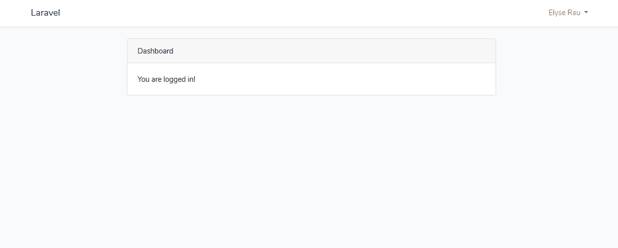 Dashboard Page