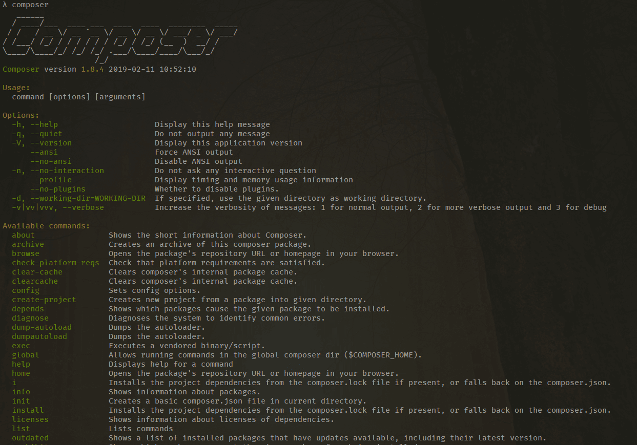 Install Laravel -Composer Installation